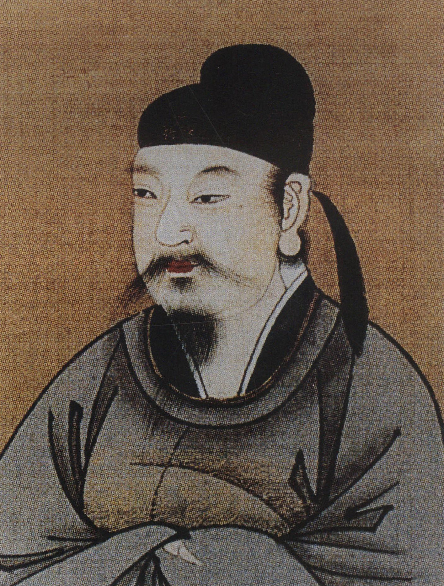 张巡(画像)，邓州南阳(今属河南) 人，唐代名将。博览群书，通晓兵法，在平定安史之乱中发挥了重要作用